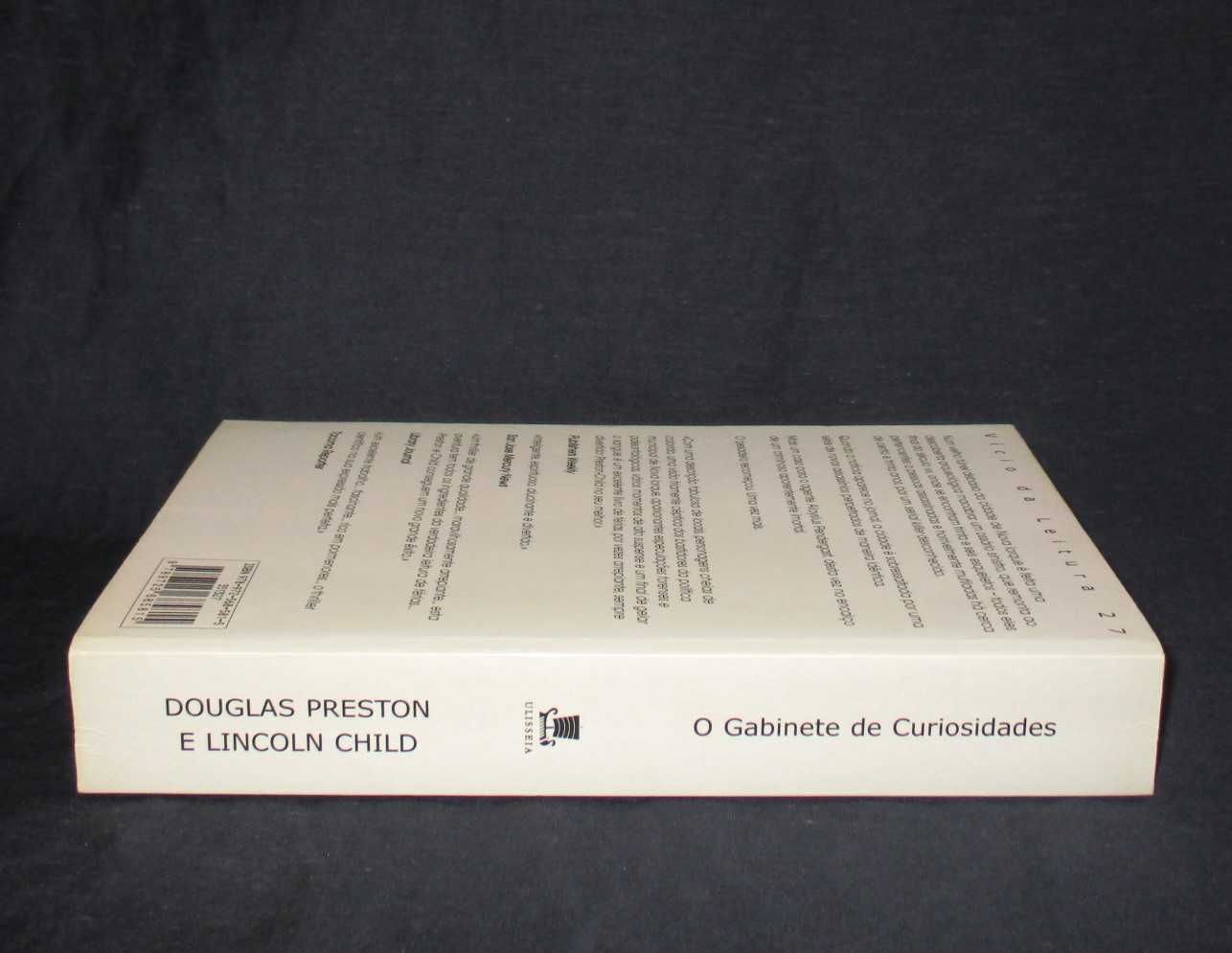 Livro O Gabinete de curiosidades Douglas Preston e Lincoln Child