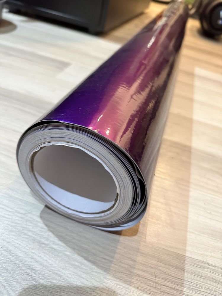 Rolka Folia Okleina Wrap fioletowa purple 1.52m x 30m