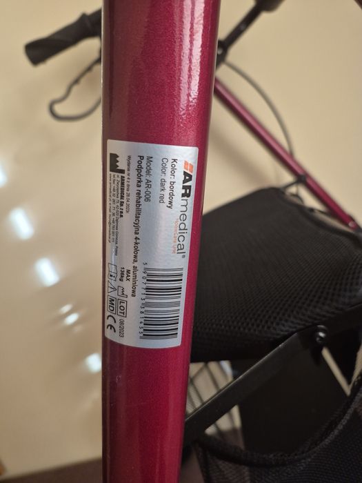 Chodzik Balkonik Rehabilitacyjny z hamulcem