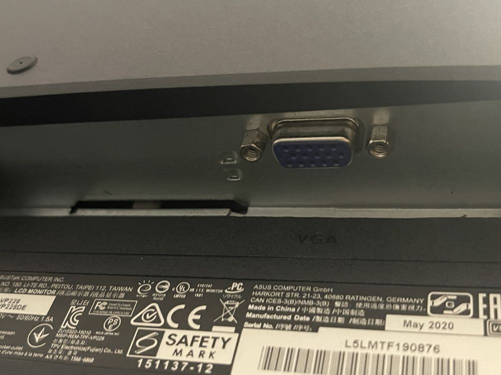Monitor Asus como Novo