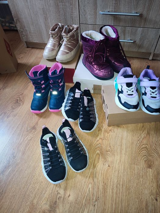 Buty sportowe sneakersy dla dziewczynki rozmiar 34