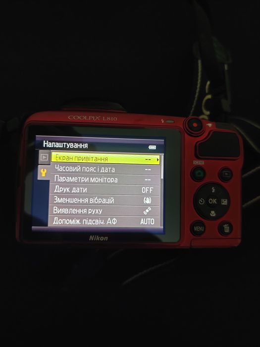 Nikon Coolpix L810 Cherry 16 Mp Фотоапарат фотокамера