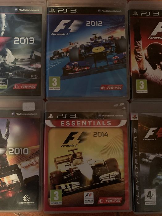 6 Jogos PS3 F1 vários