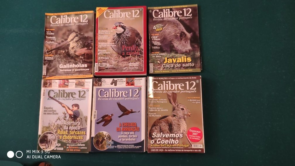 49 Revistas Calibre 12,  ano 2001  a  2009