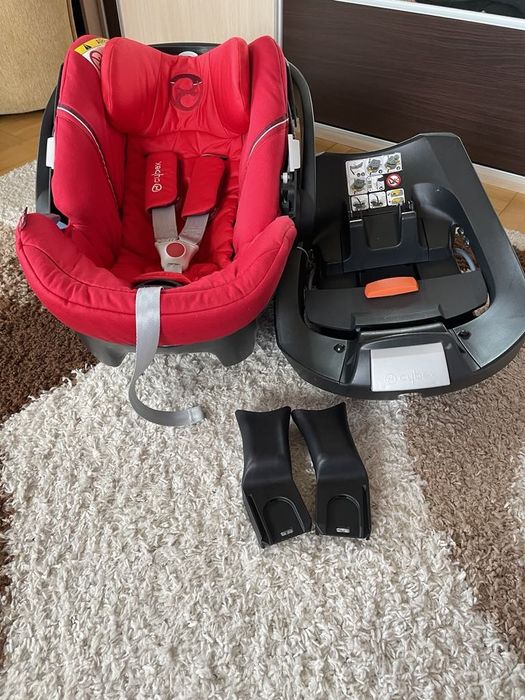 Czerwony Fotelik Cybex Anton 5 baza
