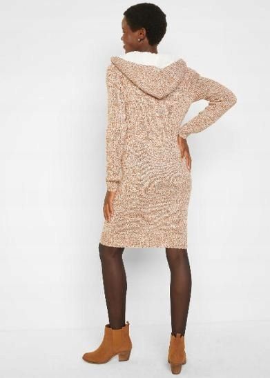 B.P.C dzianinowa ciążowa sukienka kaptur 48/50.