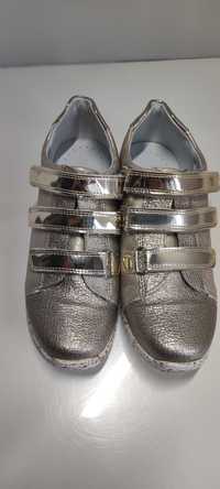 Nowe buty botki złote Kornecki dziewczęce rozm 35