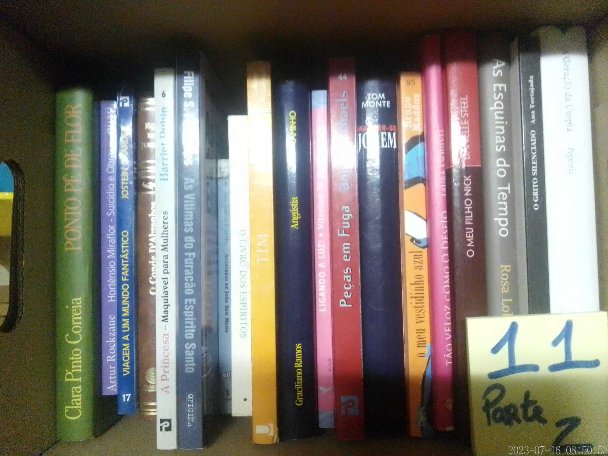 Lote 11Pt2 - LIVROS Diversos - Vendidos INDIVIDUALMENTE  Vários Preços