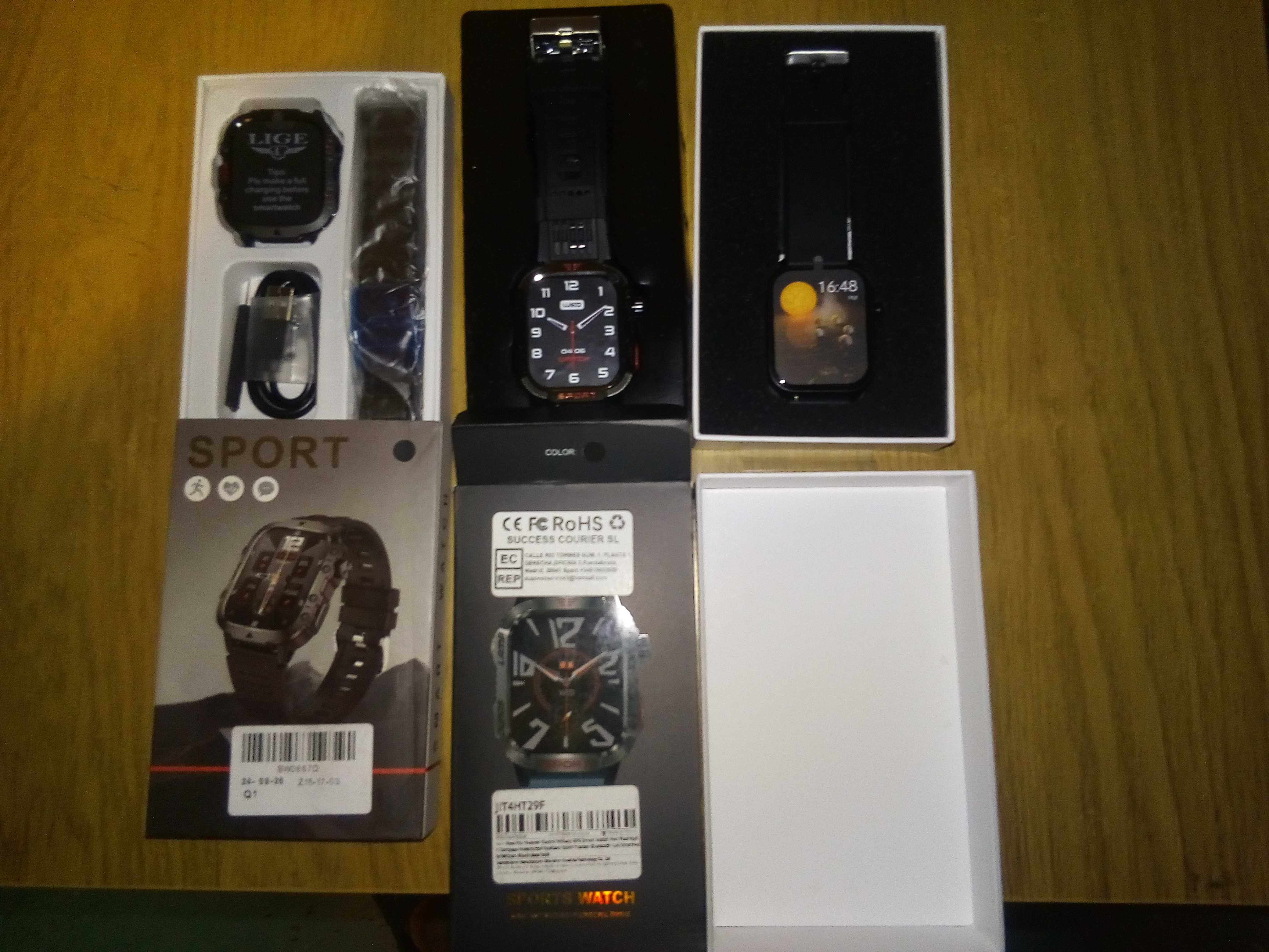 Смарт годинник LIGE New Men Smartwatch QX11, Bluetooth, 1.96 HD екран