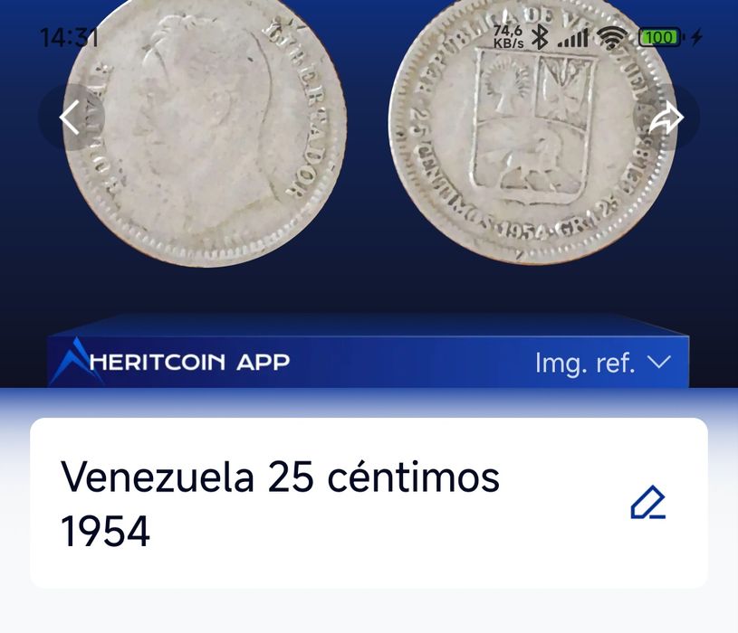 36 Moedas em prata Venezuela