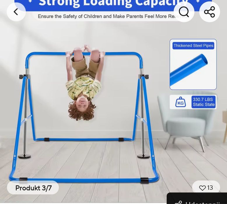 Niemiecki Stelaż składany do huśtawki , ćwiczeń dla dzieci