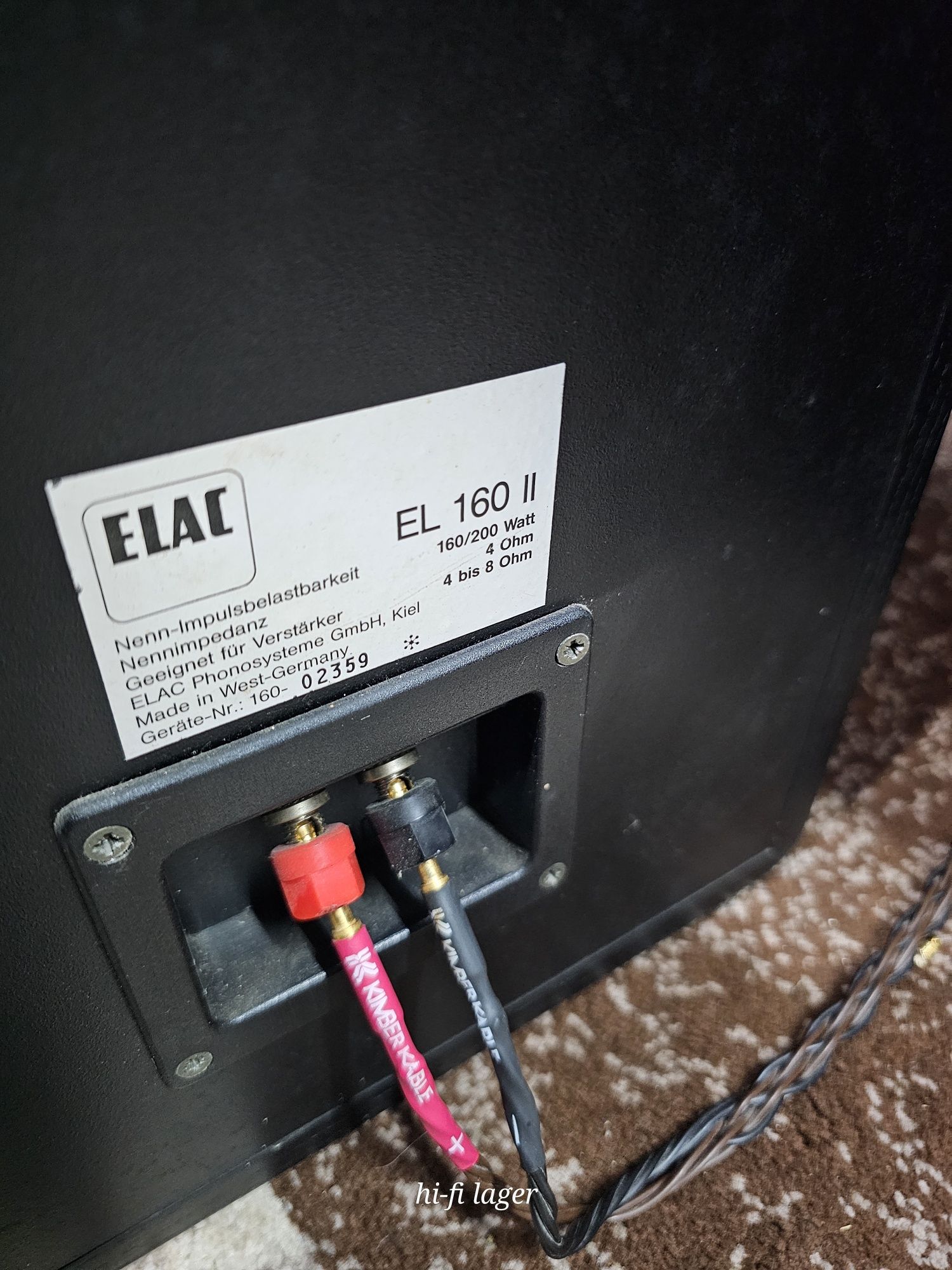 Elac el 160 II акустична система Топ модель Zero Line