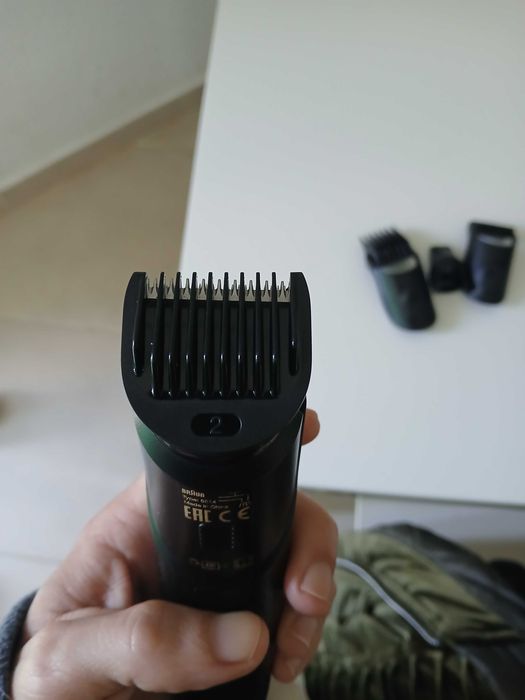 Maquina braun nova de cortar cabelo e barba