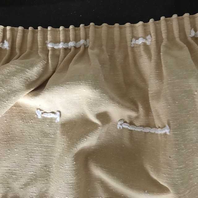 4 Cortinados com fita de franzir - vendo individualmente