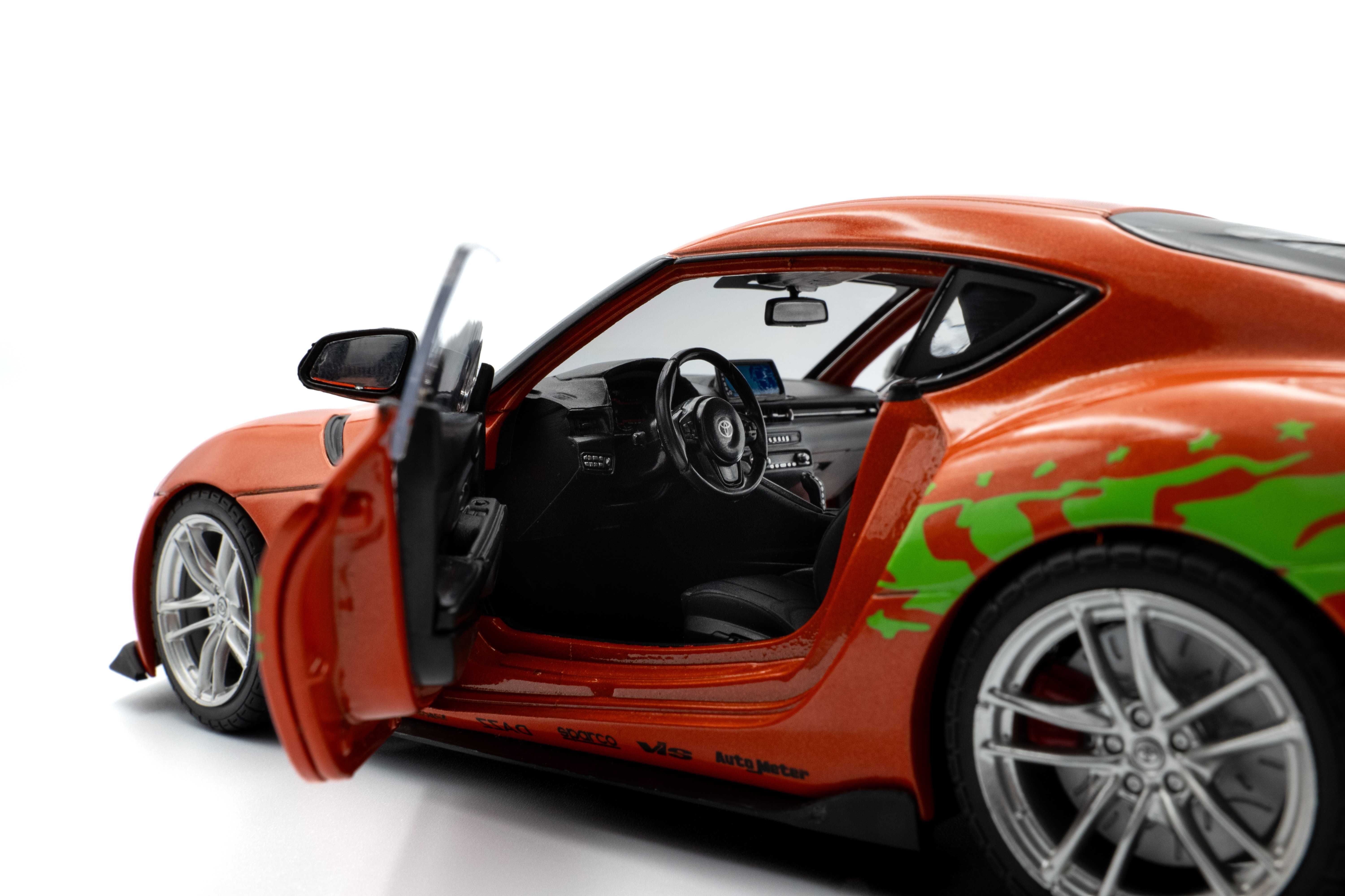 Toyota GR Supra Fast & Furious Tribute 2024 Orange/decor Solido 1:18