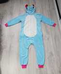 Strój karnawałowy jednorożec rozm. 140 / kigurumi jednorożec