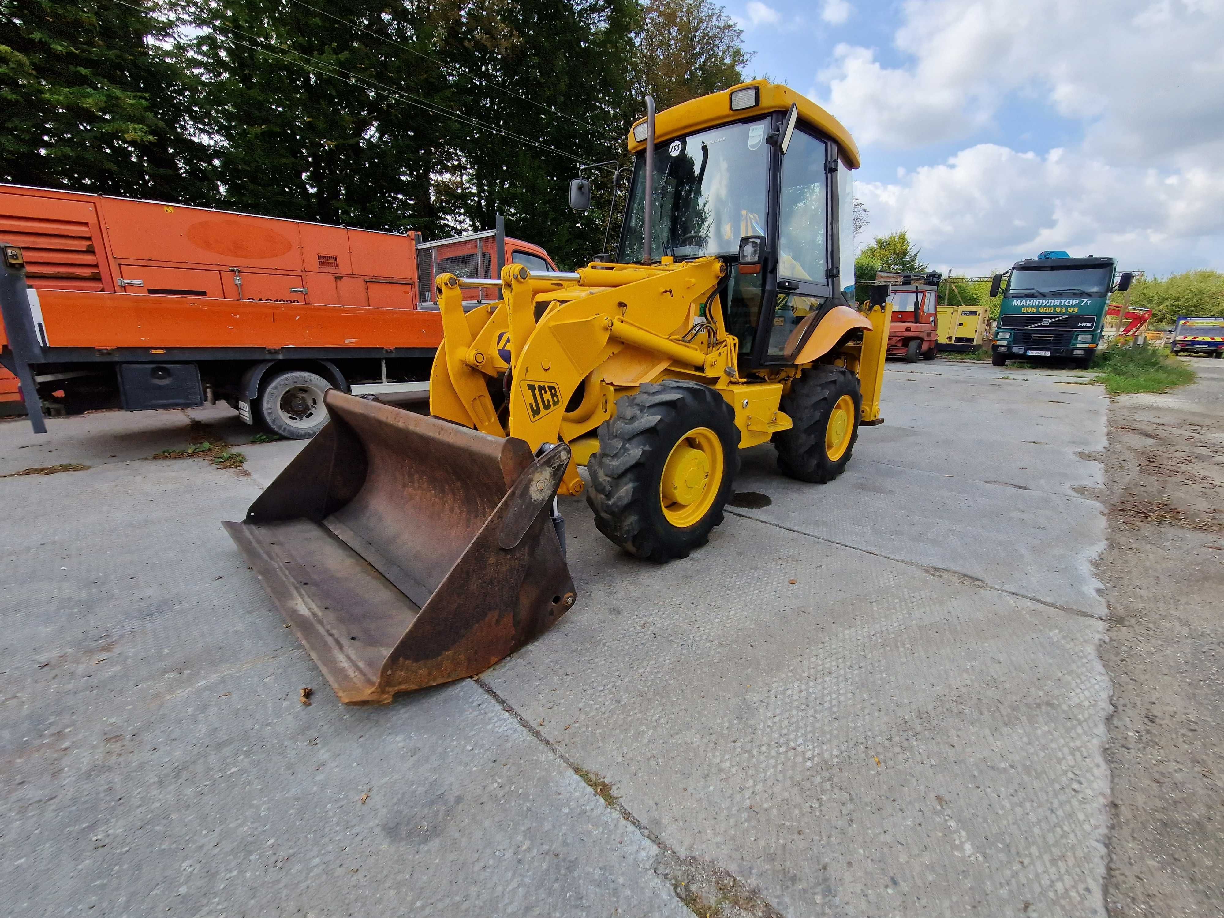 Екскаватор навантажувач JCB 2CX, мінік