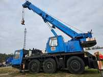 Krupp  Dźwig 45 ton 3 osie skrętne duże koła 6x6 GROVE KMK 3045