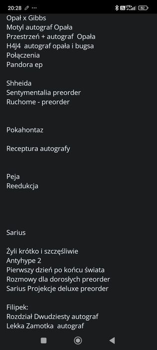 Rap płyty CD Bonson Filipek Opał Gibbs Sarius Polska Wersja itd