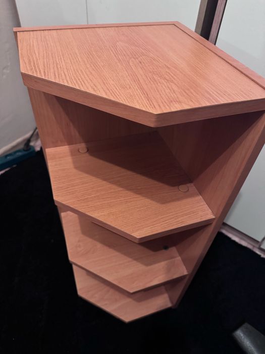 Szafka półka narożna drewniana 72