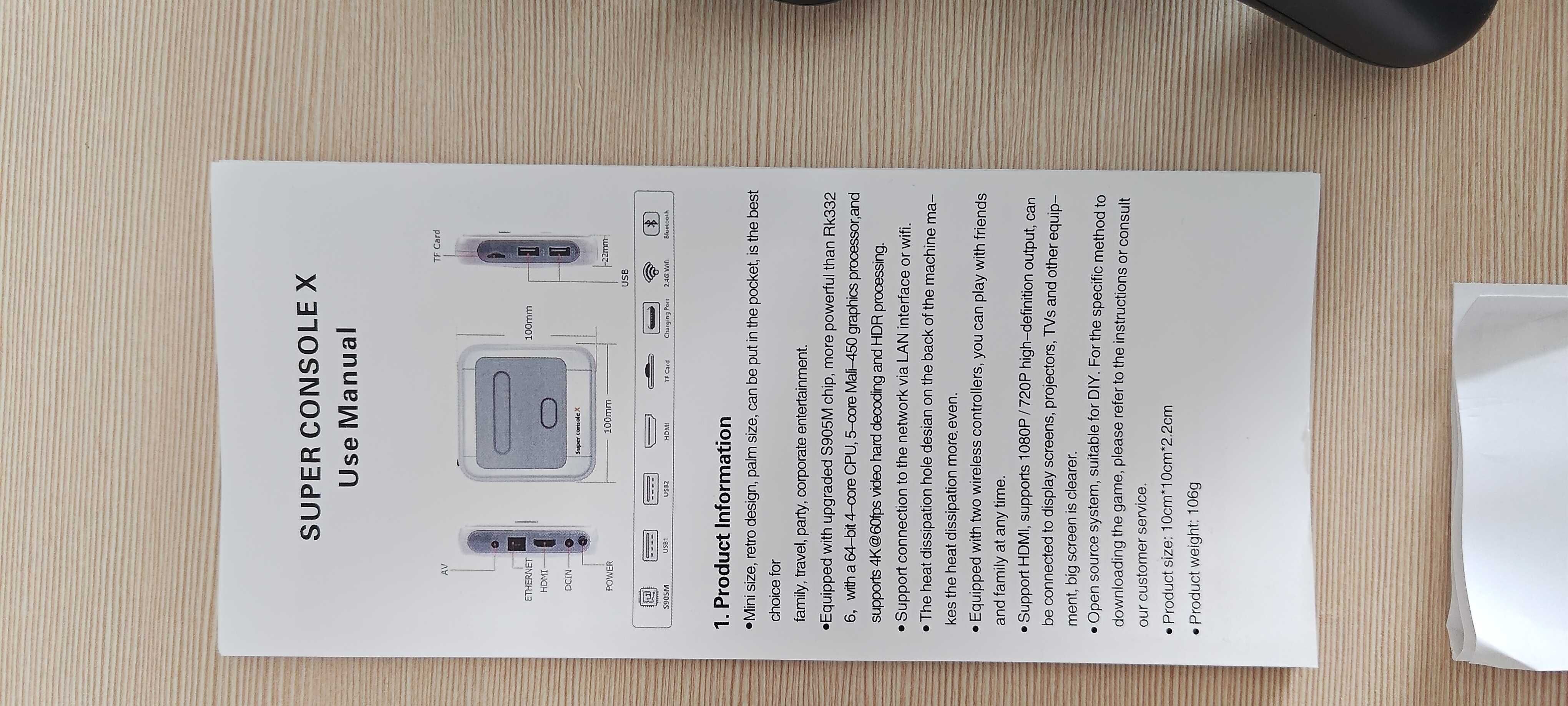 Super Consol X 64GB – Konsola Retro, Jak Nowa!