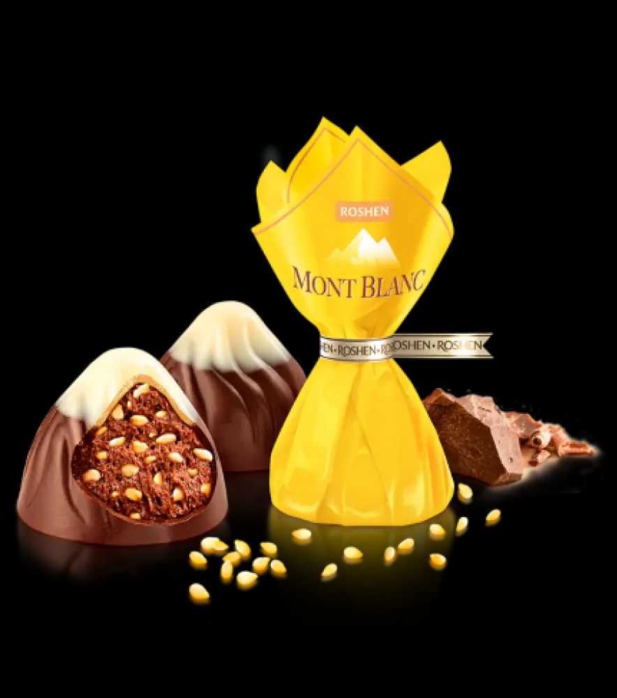 Цукерки Монблан мікс Roshen пакування 1 кг