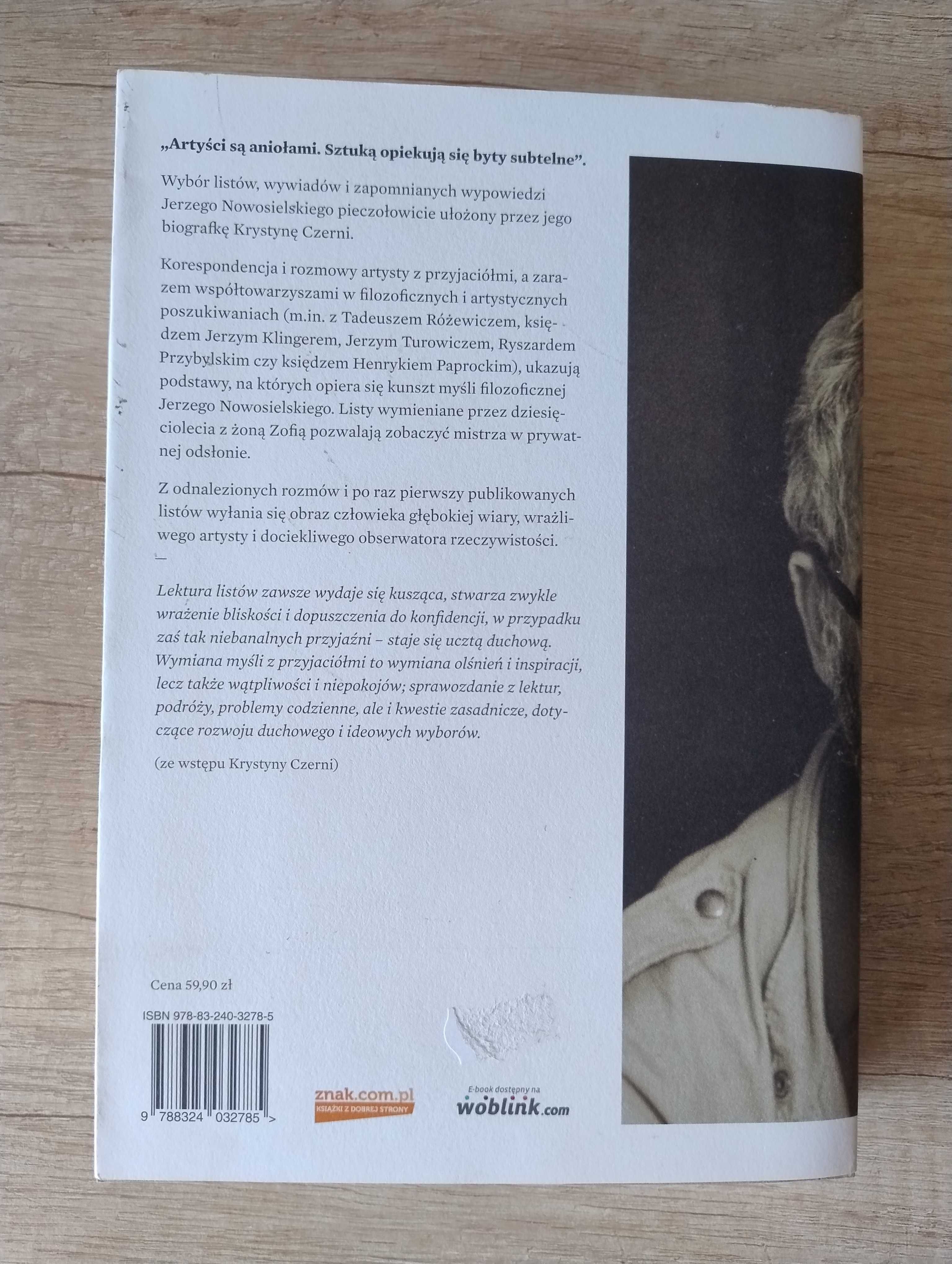 Jerzy Nowosielski. Listy i zapomniane wywiady - Krystyna Czerni