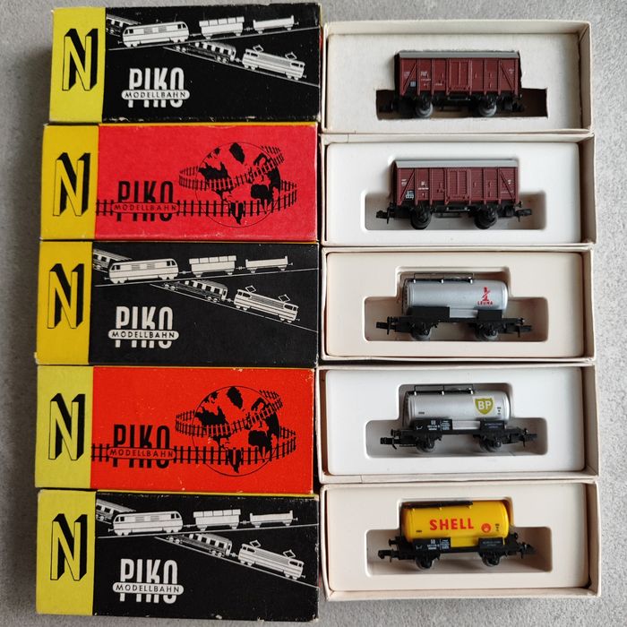 Железная дорога Piko N 1:160 ГДР, локомотивы, рельсы, вагоны, стрелки