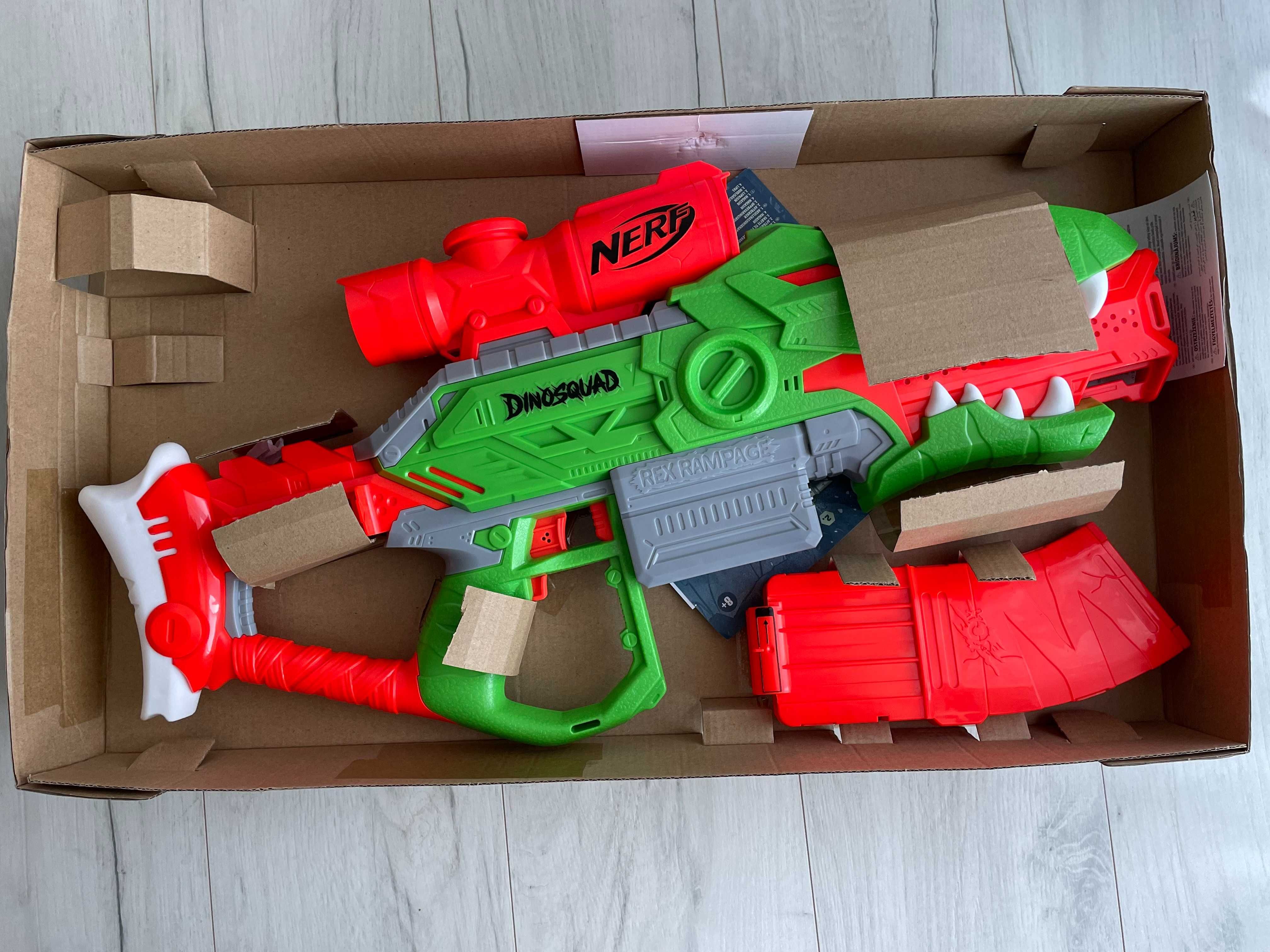 Hasbro Nerf DinoSquad - Wyrzutnia Rex-Rampage + strzałki