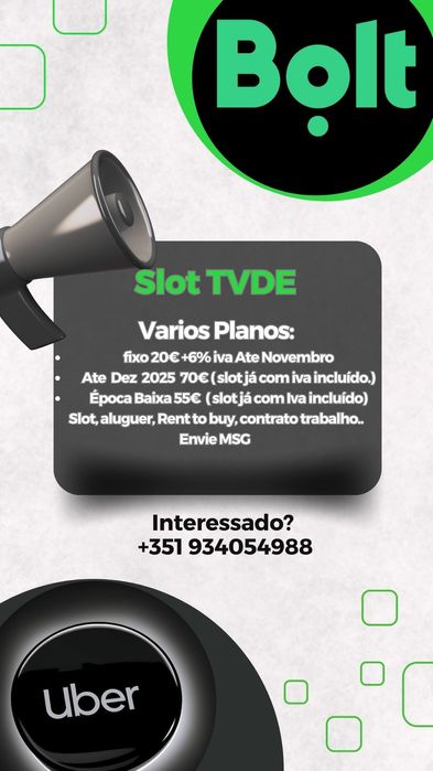 Slot tvde uber e bolt