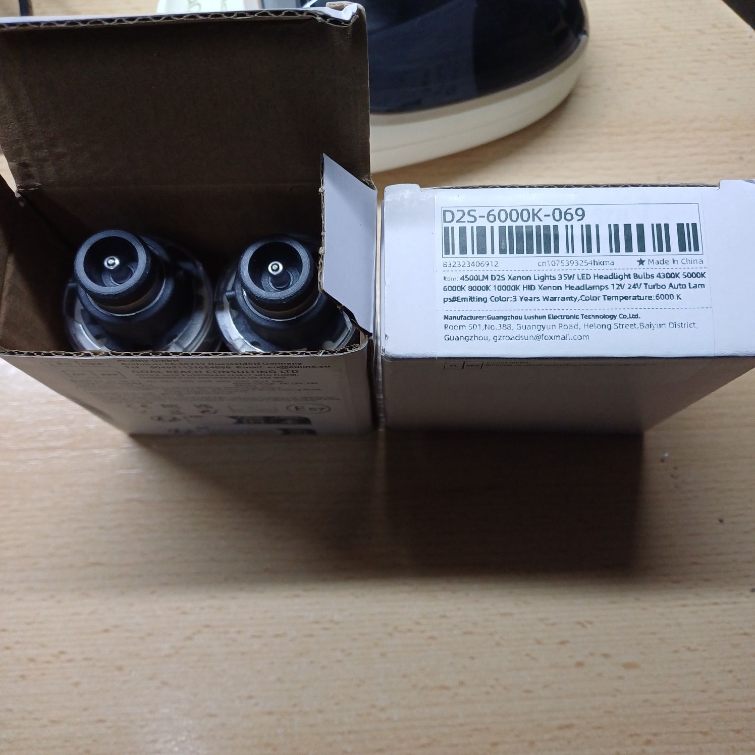 Lâmpadas xenon  D2S / 6000k  novas