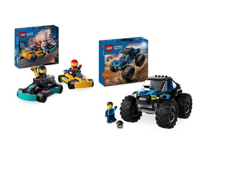 LEGO zestaw LEGO City monster truck + gokarty
