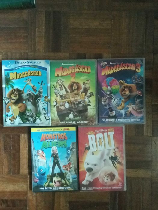 Pack Madagascar- Vol 1,2 e 3 .Bom estado.Selo Igac