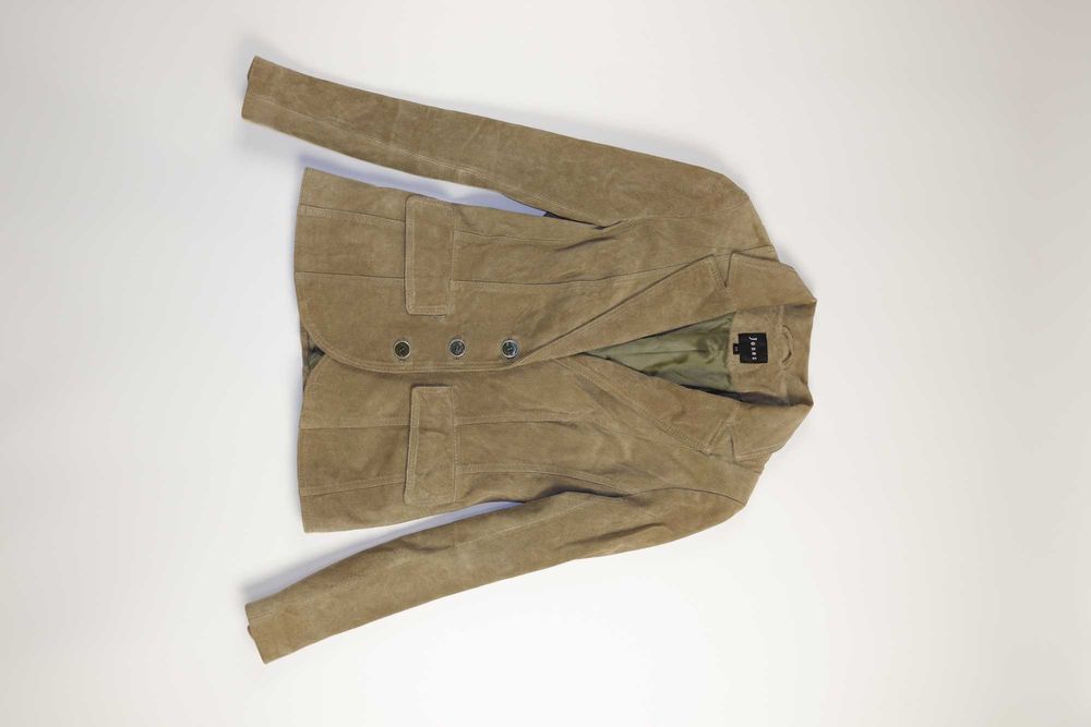 Пиджак Jack&Jones XS Дания хаки люкс куртка замшевый  замш женский