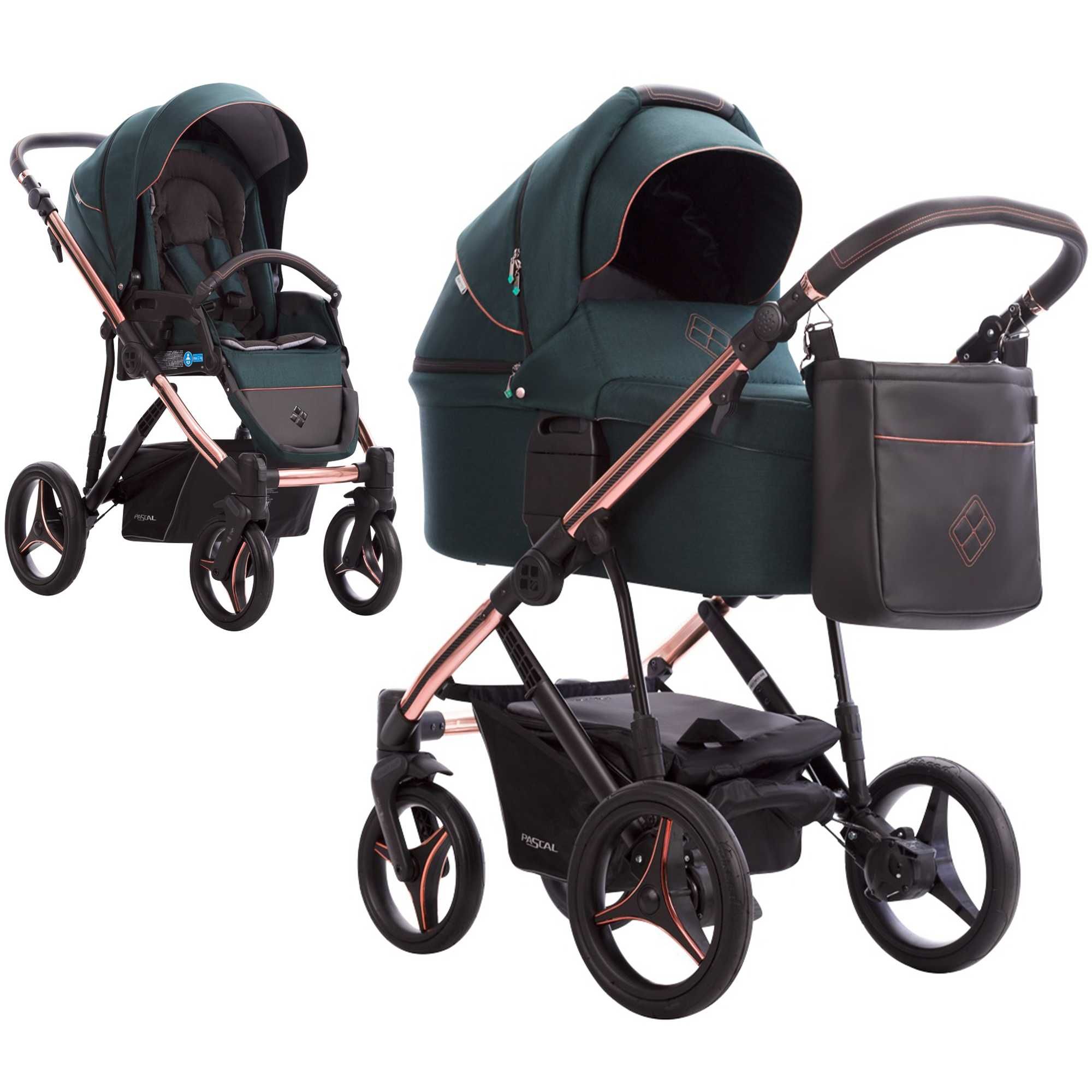 Bebetto Pascal Premium Class Stella 05 wózek 2w1 z wyposażeniem