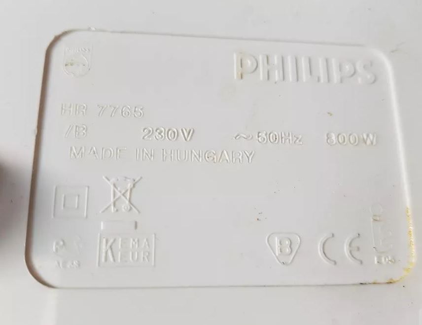 Pokrywa , Dekiel do Robot kuchenny Philips HR 7765 Essence / Sprzęt