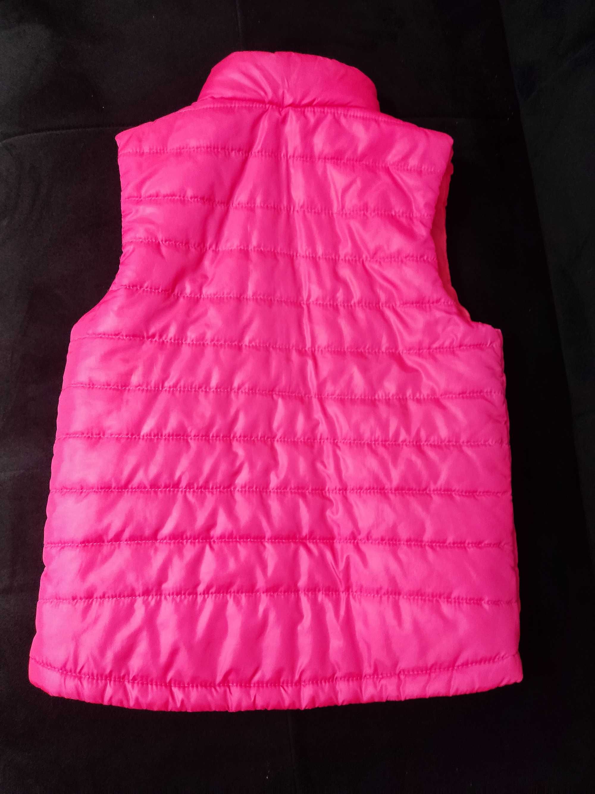 Bezrękawnik kamizelka różowa 134/140 H&M