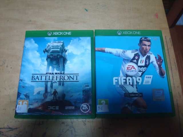 2 jogos originais xbox one fifa 19 e star wars