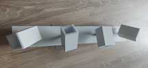Lampa Listwa LED CUBOID 4 czarna , biała