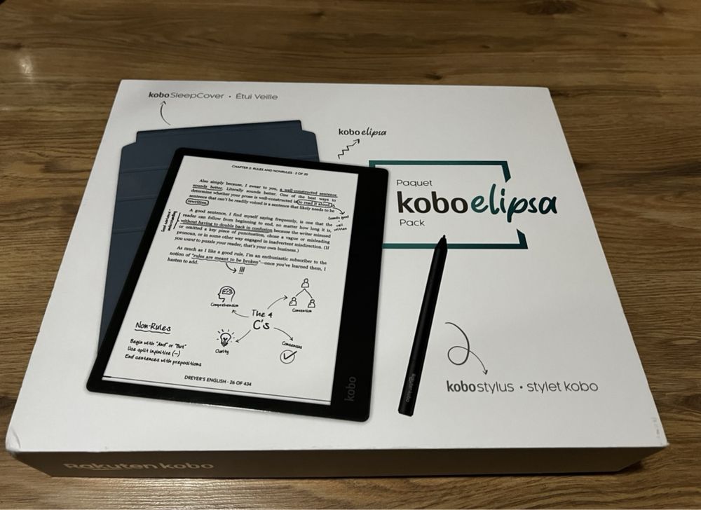 Czytnik Kobo Elipsa Pack - Nowy - Odpakowany