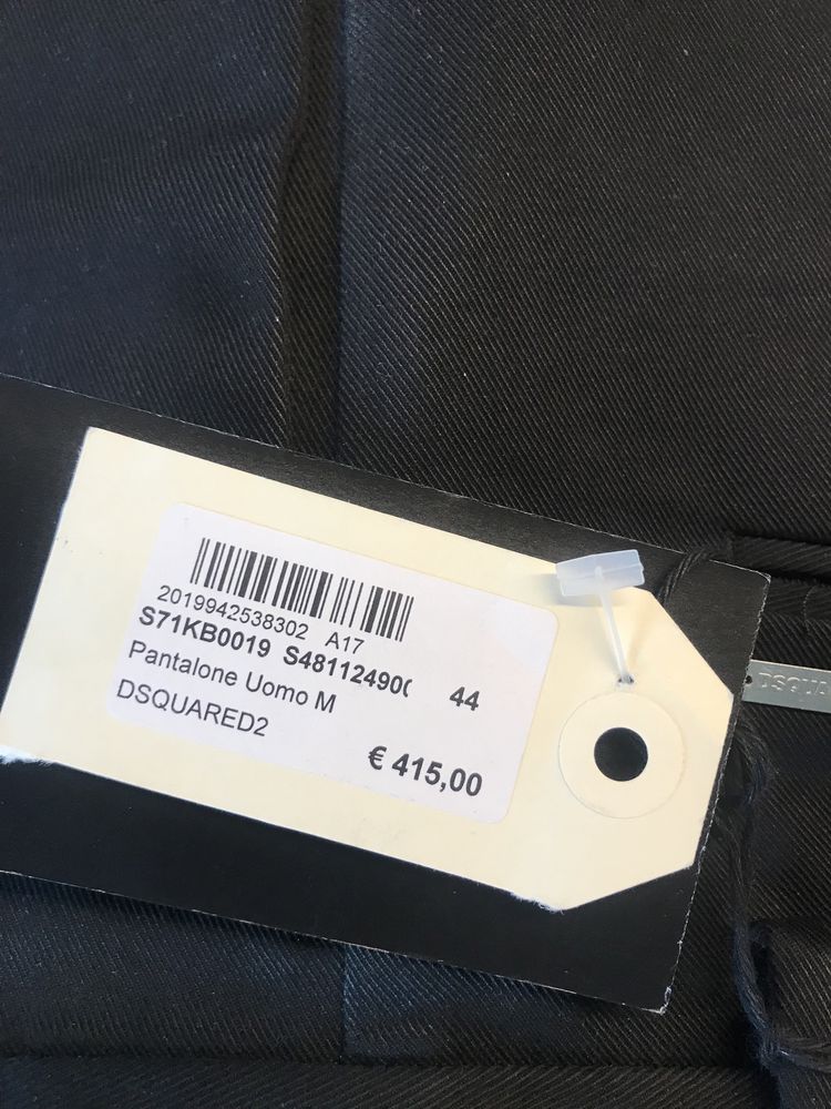 Dsquared2 spodnie męskie rozmiar IT 44
