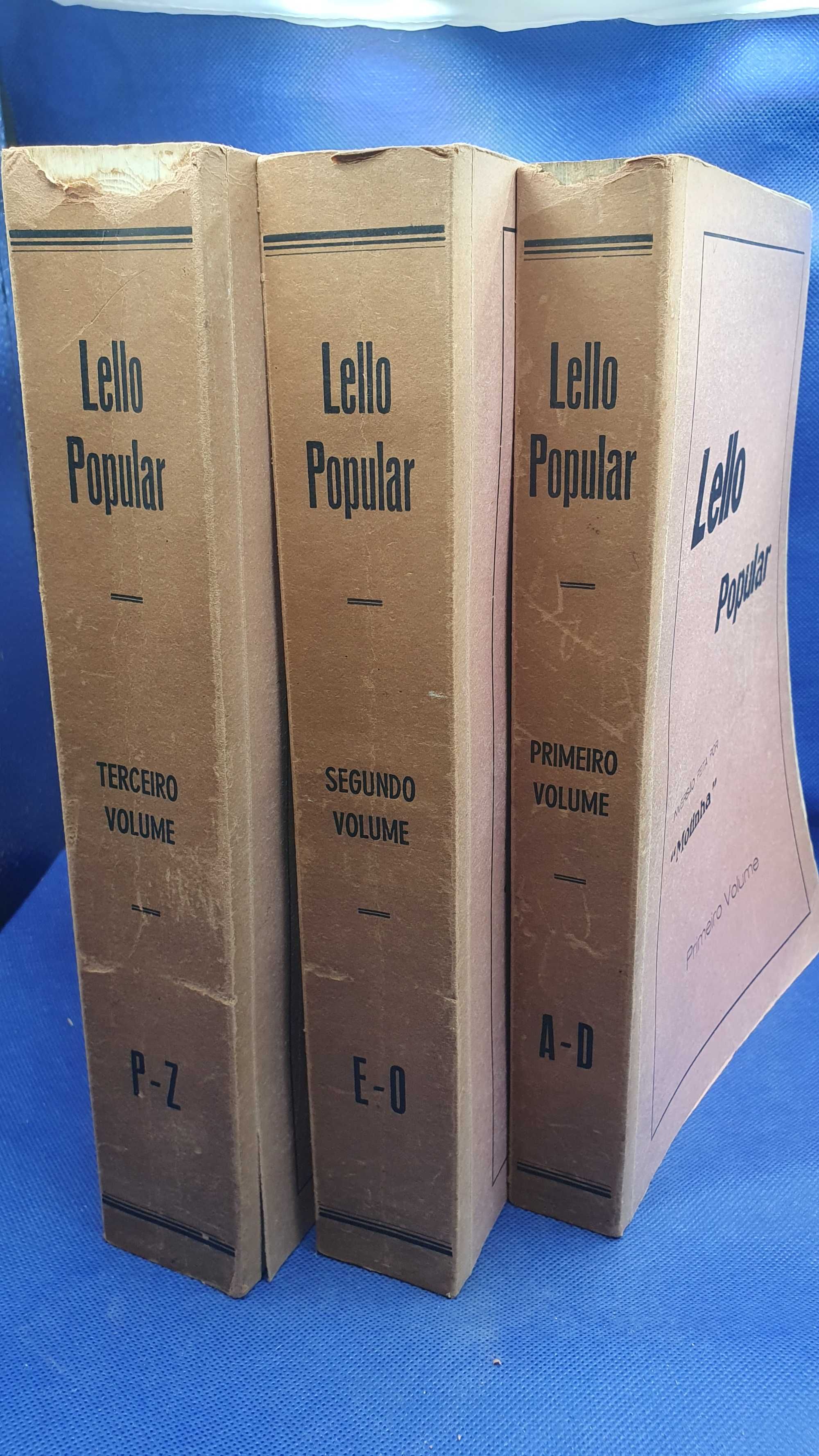 Livro - REF PA8 - Dicionário Charadas Lello Popular Motinha 3 Volumes