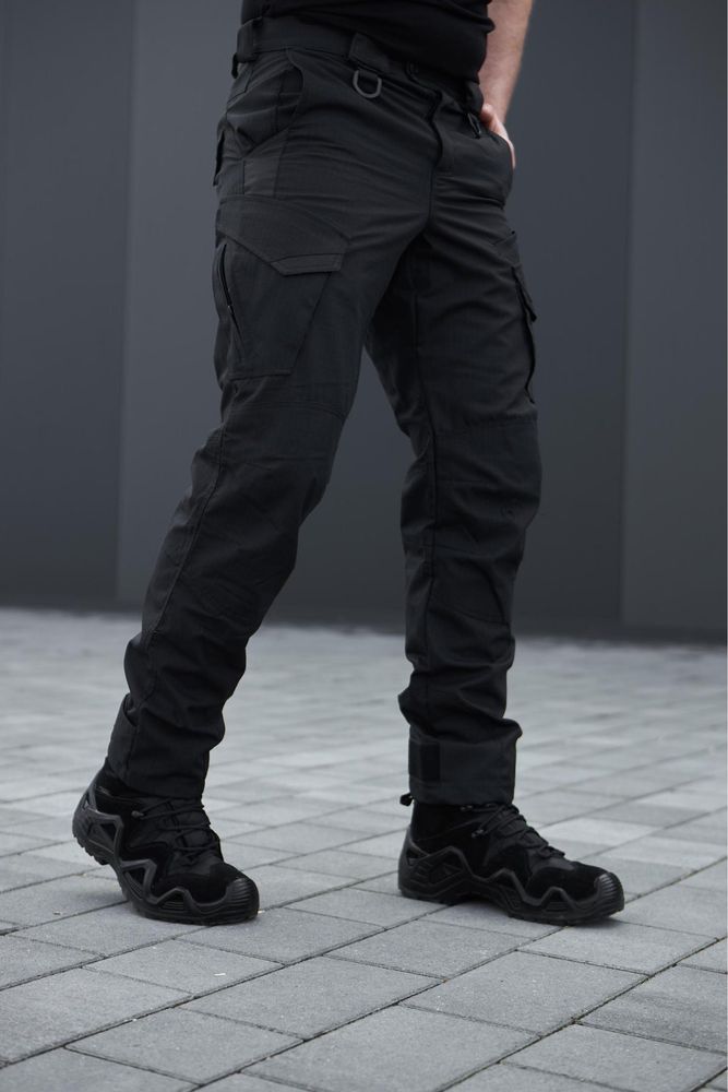 Тактичні штани «Strayker» чорний колір поліція ДСНС ріп-стоп