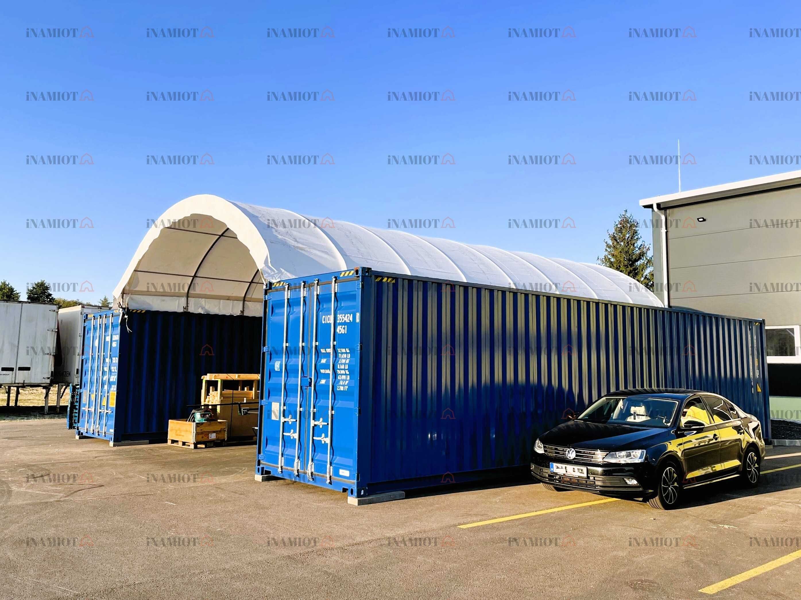 Zadaszenie Kontenerowe 6x6m (wiata tunelowa, magazyn)