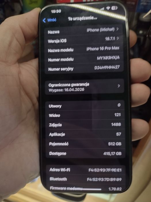 iPhone 16 Pro Max 512Gb stan idealny gwarancja