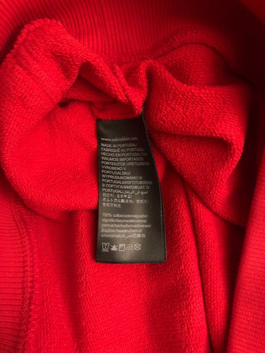 Bluza Calvin Klein Jeans Czerwona S