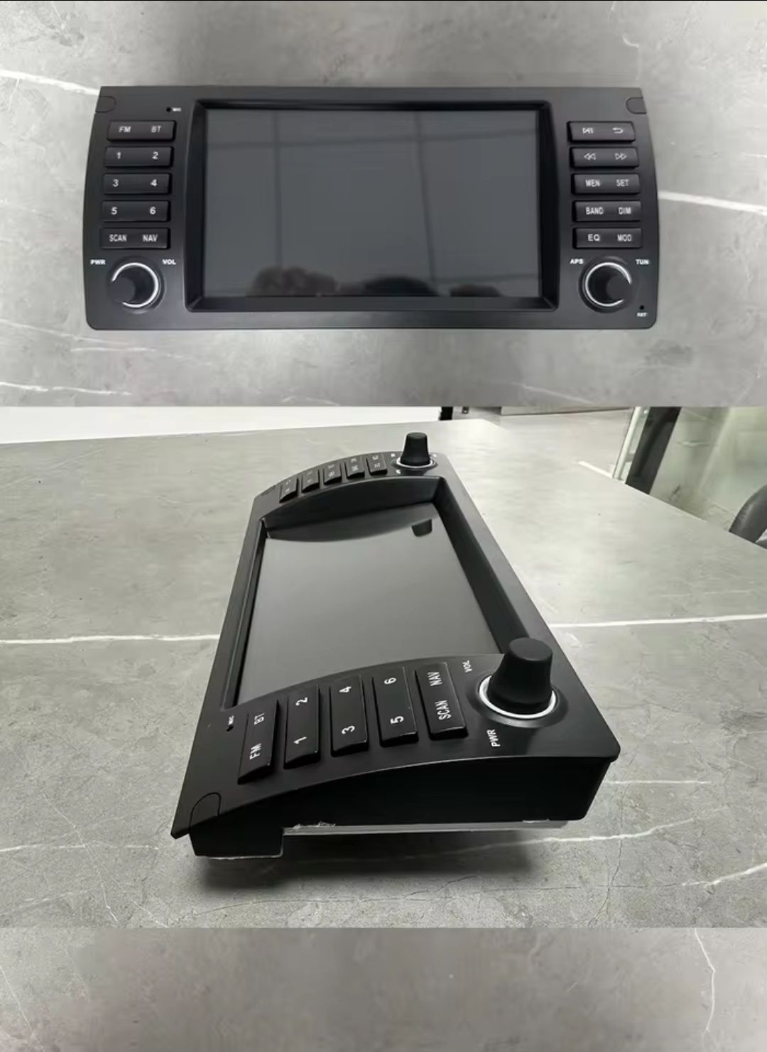 Rádio BMW E39/X5 E53 Android 13 com GPS (Novo)