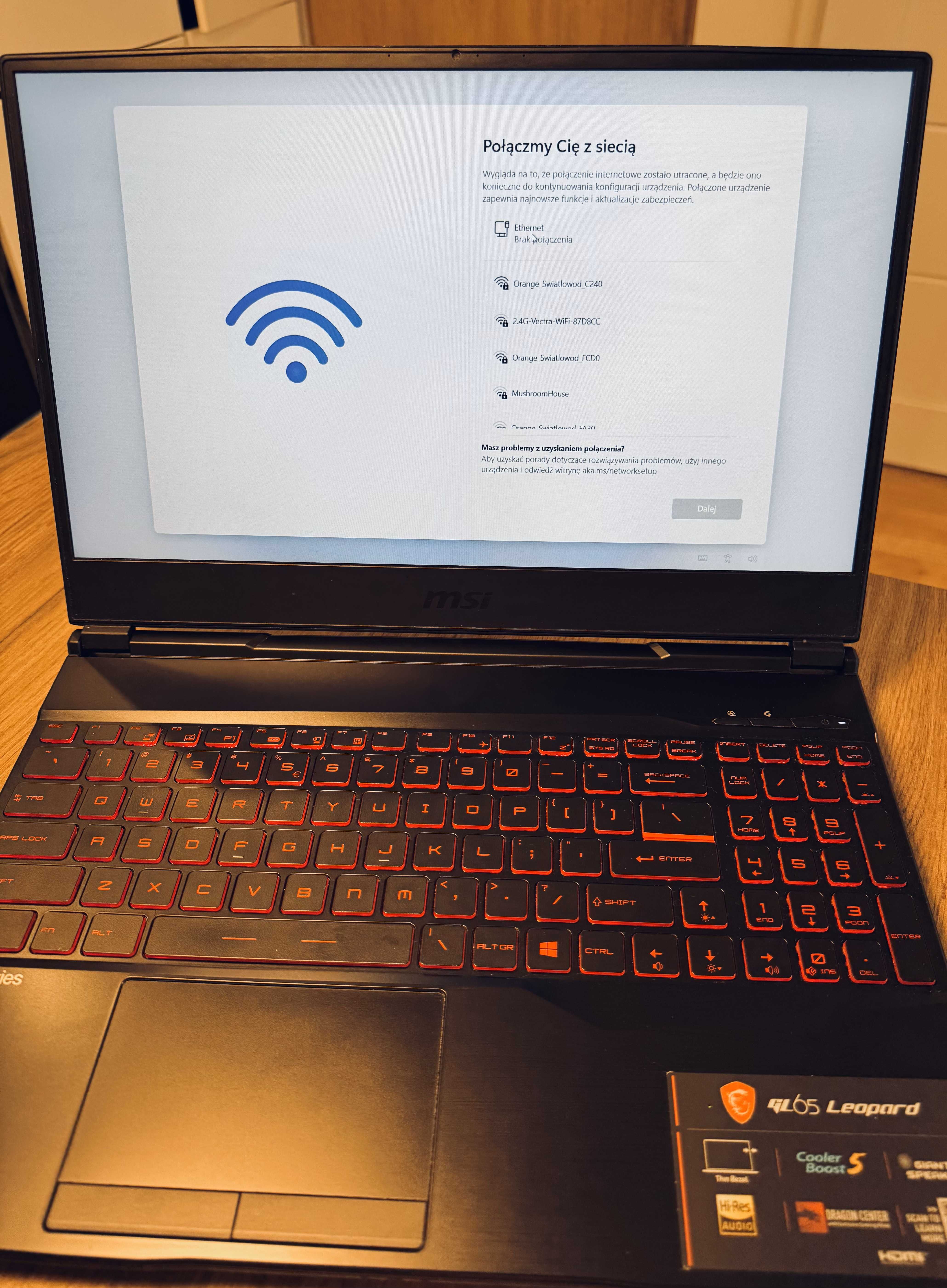 Gaming Laptop MSI GL65 i7 / 32GB RAM / Win11 / RTX2070