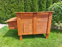 Kurnik (nowy) z litego drewna 143x97x88