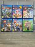 Zestaw 6 gier lego ninjago,jurassic,city tajny agent,złoczyńcy ps4,